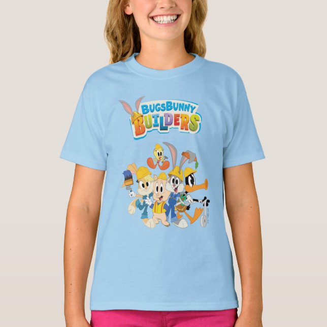 T-shirt BUGS BUNNY BUILDERS™| Le groupe Looney Builders (Devant)