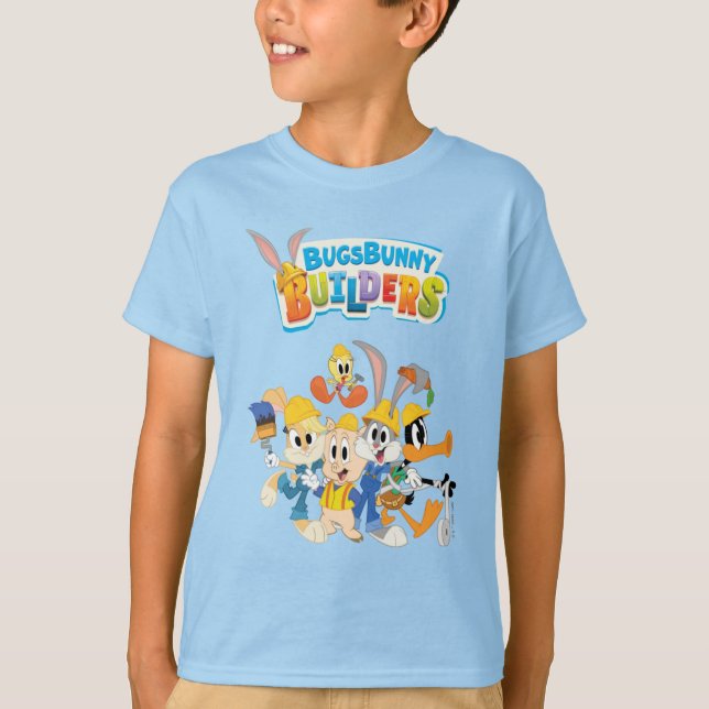 T-shirt BUGS BUNNY BUILDERS™| Le groupe Looney Builders (Devant)