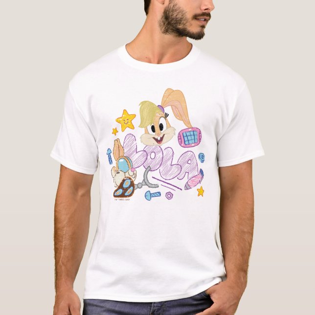 T-shirt BUGS BUNNY BUILDERS™| Lola Sketch Art (Devant)