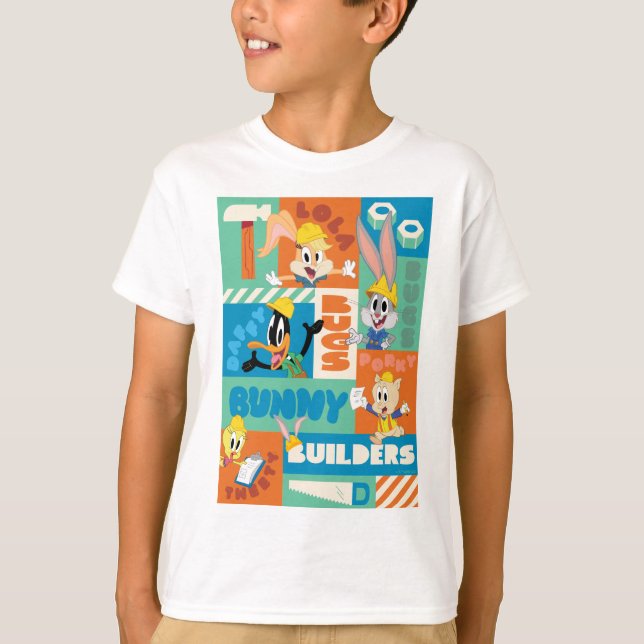 T-shirt BUGS BUNNY BUILDERS™| Motif de grille de personnag (Devant)