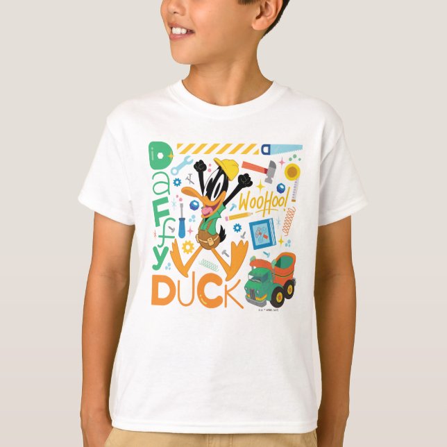 T-shirt BUGS BUNNY BUILDERS™| Outils de travail DAFFY DUCK (Devant)