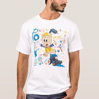 T-shirt BUGS BUNNY BUILDERS™| Porky Pig Outils de Travail