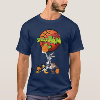 T-shirt BUGS BUNNY™, DAFFY DUCK™, & TAZ™ SPACE JAM™ logo