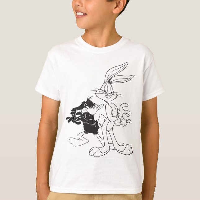 T-shirt BUGS BUNNY™ et DAFFY DUCK™ (Devant)