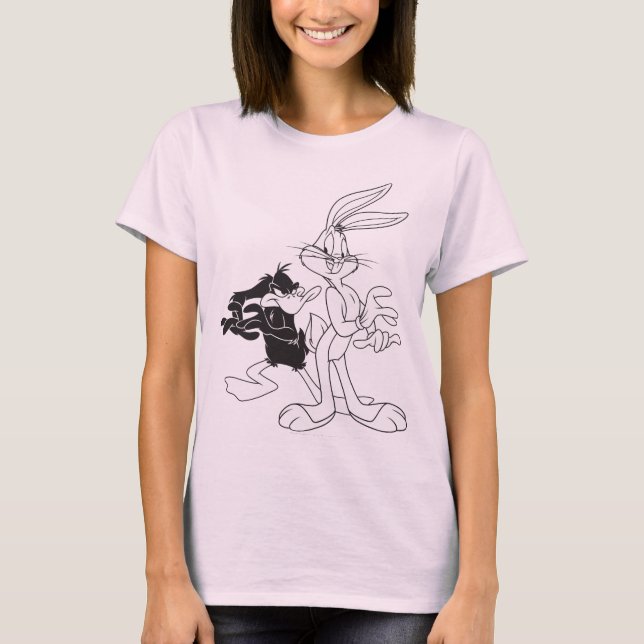 T-shirt BUGS BUNNY™ et DAFFY DUCK™ (Devant)