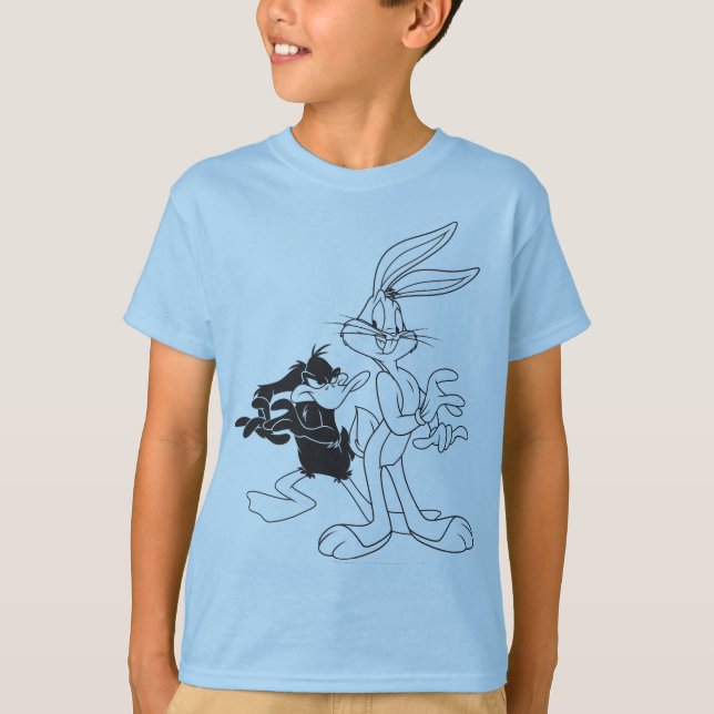 T-shirt BUGS BUNNY™ et DAFFY DUCK™ (Devant)