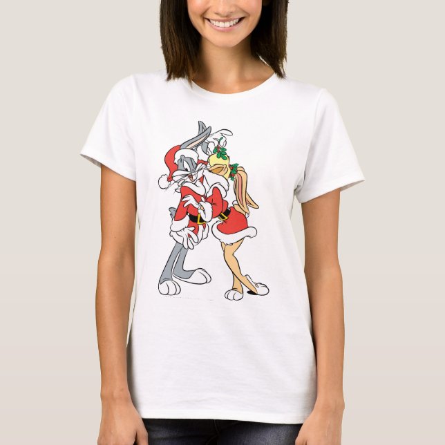 T-shirt BUGS BUNNY™ et Lola Mistletoe Kiss (Devant)