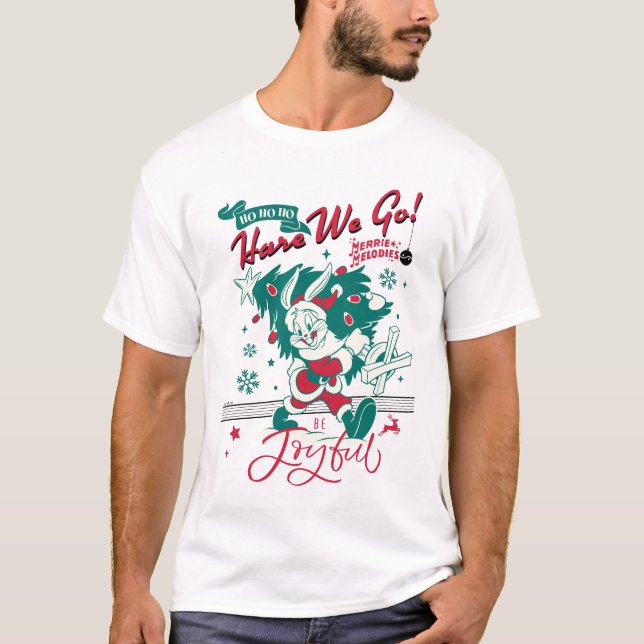 T-shirt BUGS BUNNY™ - Ho Ho Ho, Hare We Go ! (Devant)