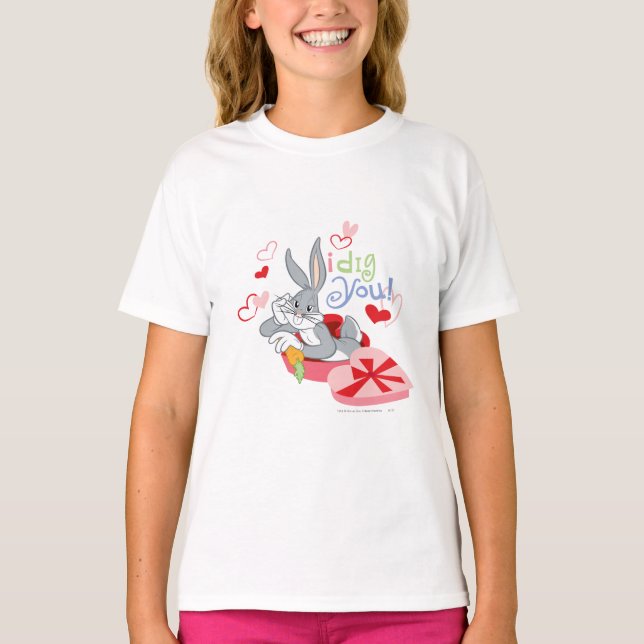 T-shirt BUGS BUNNY™ Je T'Ai Creusé ! (Devant)