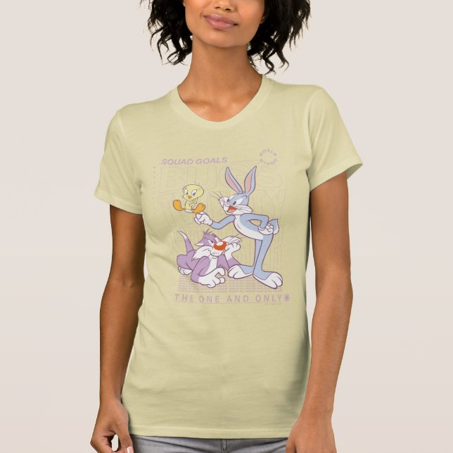 T-shirt BUGS BUNNY™, TWEETY™, SYLVESTER™ Squad Buts (Devant)