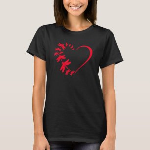 T-shirt Bugs d'insectes cardiaques de libellule animal spi