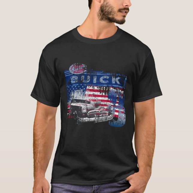 T-shirt Buick Super Estate 8 de façon originale signe (Devant)