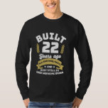 T-shirt Build 22 Years ago Funny Birthday 22nd All Origina<br><div class="desc">Build 22 Years ago Funny Birthday 22nd All Original Parts</div>