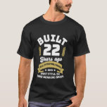 T-shirt Build 22 Years ago Funny Birthday 22nd All Origina<br><div class="desc">Build 22 Years ago Funny Birthday 22nd All Original Parts</div>