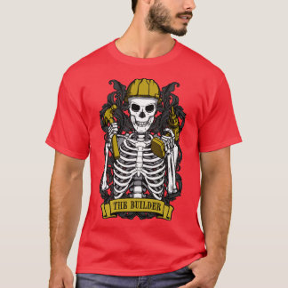 T-shirt Builder Skeleton Carte Tarot Vintage do-it-yoursel