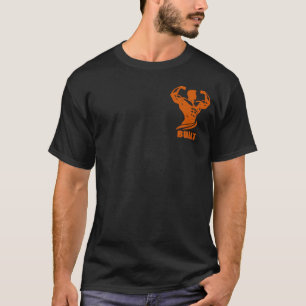 T-shirt Built Bodybuilding Design – Minimalist Gym