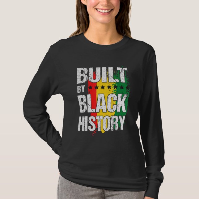 T-shirt Built By Black History BHM African Pride Month Men (Devant)