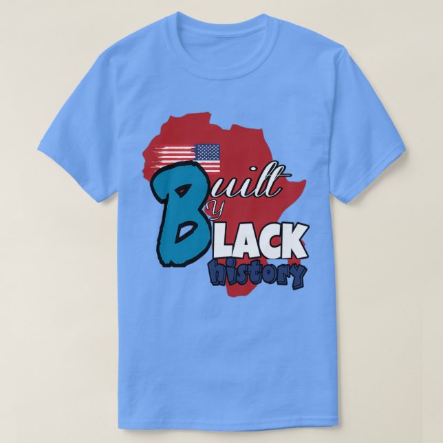 T-shirt built by Black History NBA Black MONTH HISTORY (Design devant)