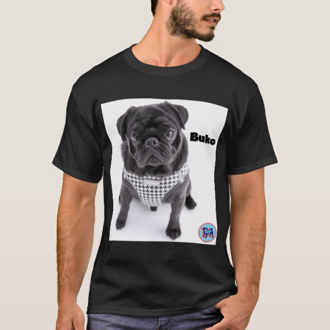 T-shirt Buko le Pug (Devant)