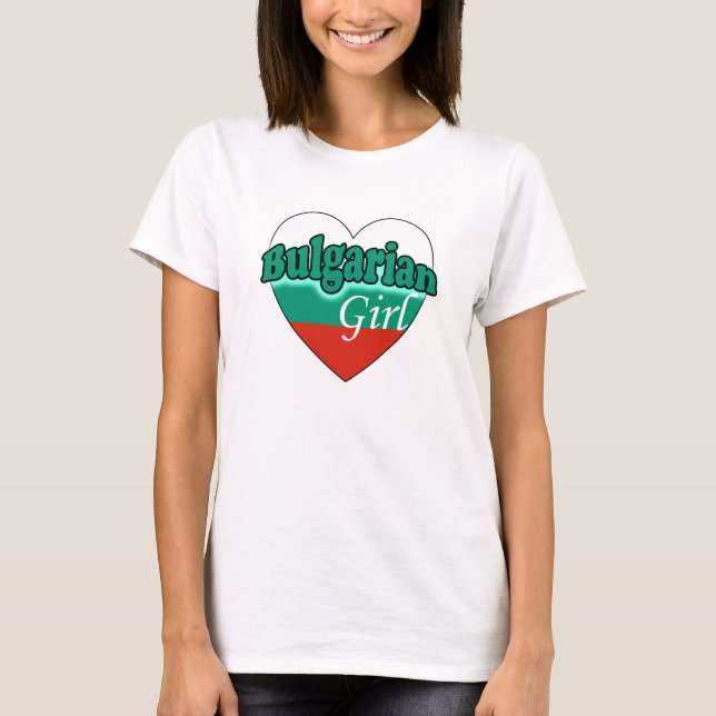 T-shirt Bulgare Girl (Devant)