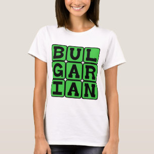 T-shirt Bulgare, Langue de Bulgarie