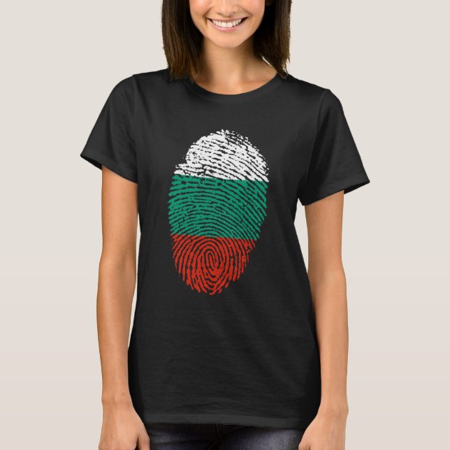 T-shirt Bulgarian DNA Love Patriotic (Devant)