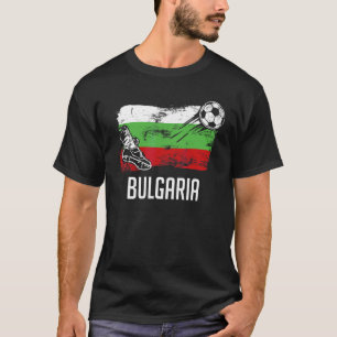 T-shirt Bulgarie Drapeau Jersey Bulgare Soccer Team Bulgar