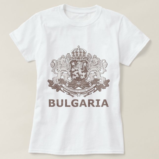 T-shirt Bulgarie vintage (Design devant)
