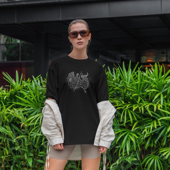 T-shirt Bull And Bear Geometric (Créateur téléchargé)