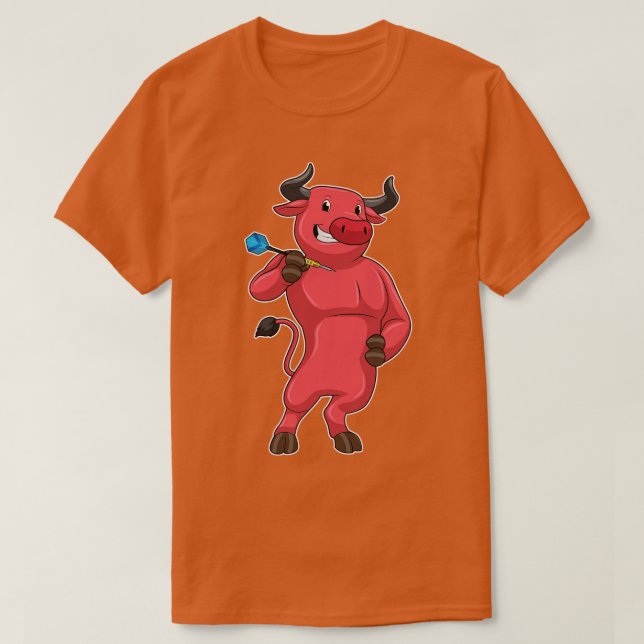 T-shirt Bull aux fléchettes avec Dart (Design devant)