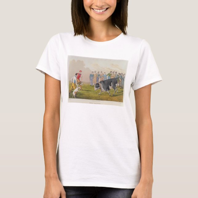 T-shirt 'Bull Baiting', pub.by Thomas McLean, 1820, (print (Devant)