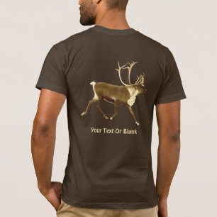 T-shirt Bull Caribou - Sepia