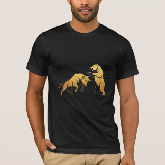 T-shirt Bull contre Bear Battle - Stock Market & Forex Tra