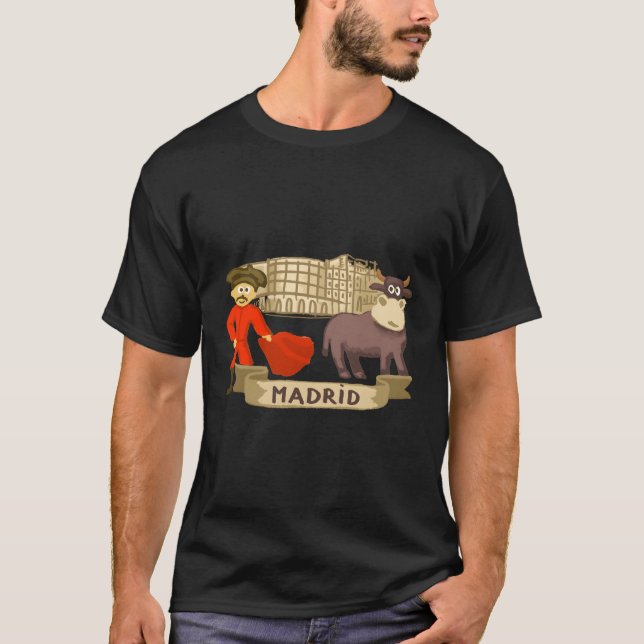 T-shirt Bull de corrida de Madrid (Devant)