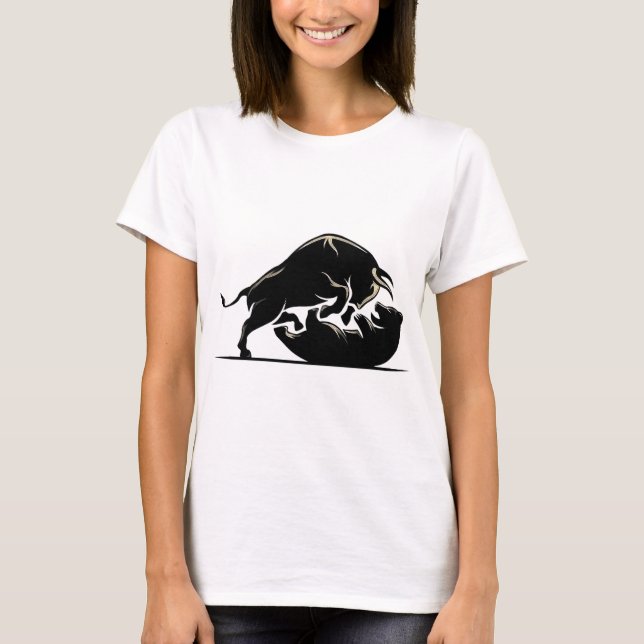 T-shirt Bull et ours (Devant)