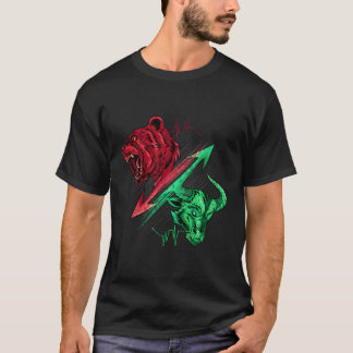 T-shirt Bull Et Ours Stock Marchand Stock Investisseur