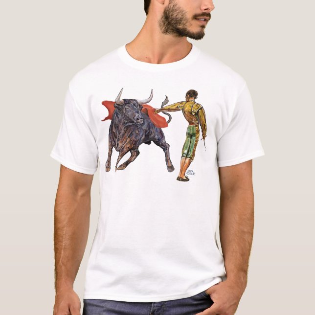 T-shirt Bull Fighter ou Bull, Matador ou El Toro (Devant)