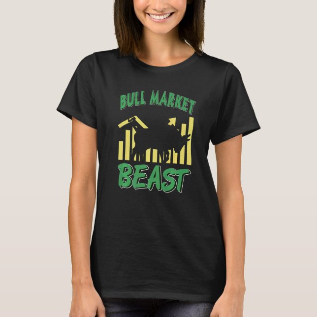 T-shirt Bull Market Cool Investisseur présent (Devant)
