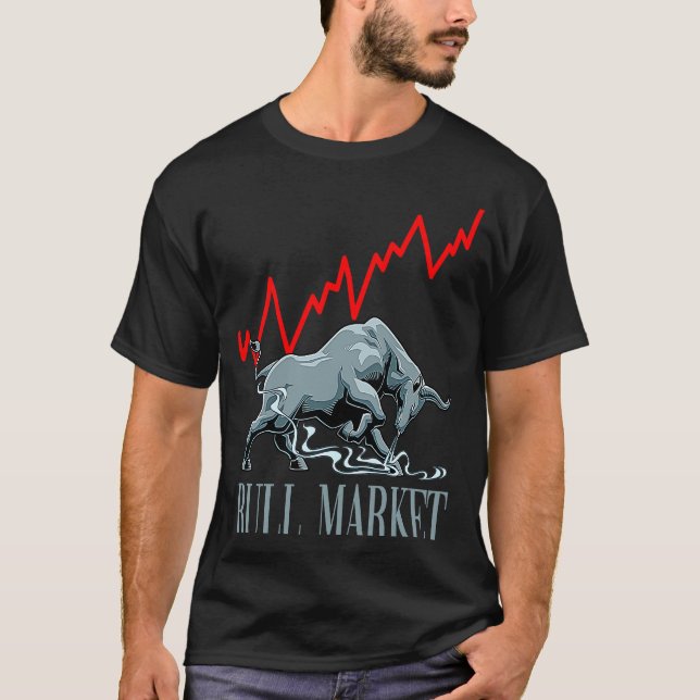 T-shirt Bull Market Stocks Investing (Devant)