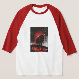 T-shirt Bull Raglan
