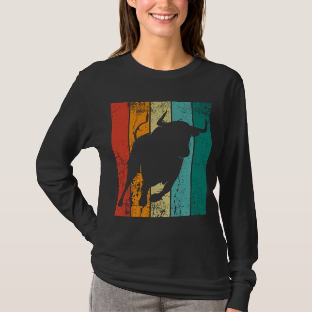 T-shirt Bull rétro (Devant)