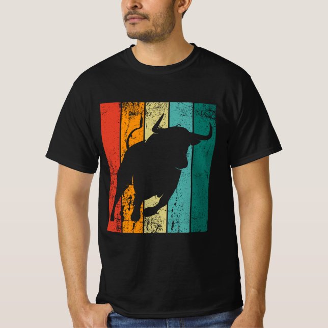 T-shirt Bull rétro (Devant)