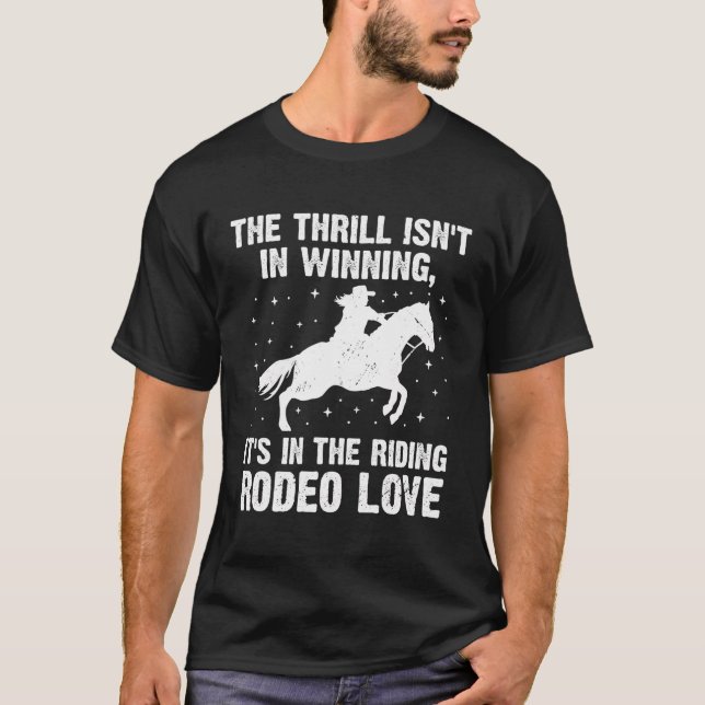 T-shirt Bull Rider Bull Rider Western Rodeo Cowboy Lover (Devant)