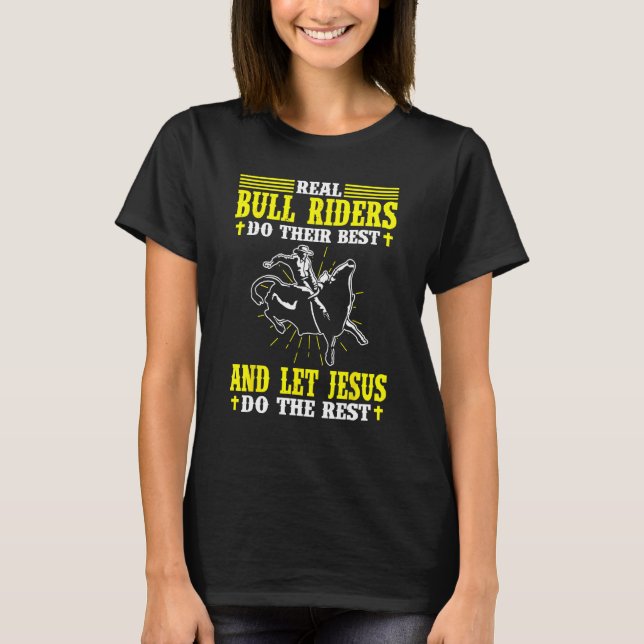 T-shirt Bull Riding For Bull Rider Rodeo Athlete Future Bu (Devant)