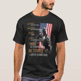 T-shirt Bull Riding Texas Rider America USA Drapeau DESIGN