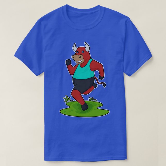 T-shirt Bull Running Fitness (Design devant)