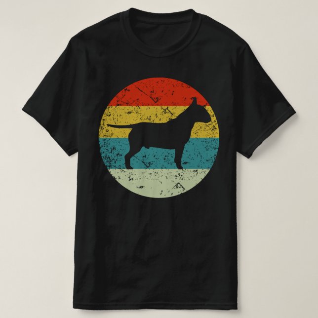 T-shirt bull terrier (Design devant)