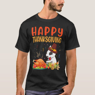 T-shirt Bull Terrier Chien Regardez Turquie Viande Happy N