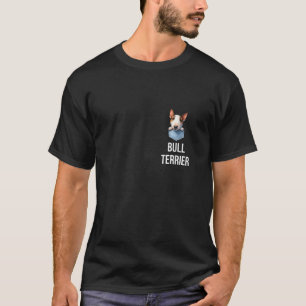 T-shirt Bull Terrier dans Pocket Funny Chien Débardeur Lov