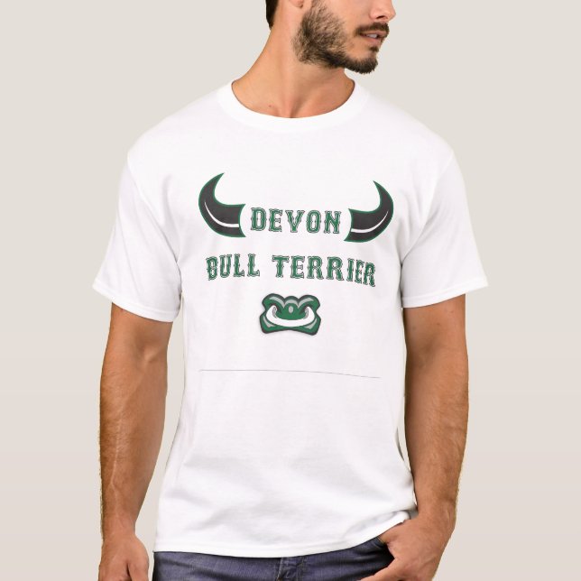 T-shirt Bull-terrier de Devon - Taureau (Devant)